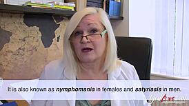 Oldnanny ladies Molly and Valentina Bianc enjoying pussy play together