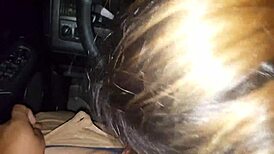 I got this young girl suckin my cock in the truck, oh man!