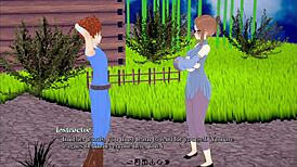 Feeling the heavenly peaks in this new hentai game