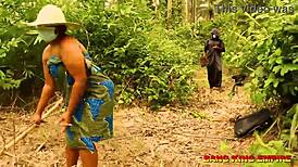 Bush Fucked Queen Enjoys Outdoor 4K Hardcore Action