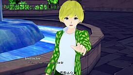 Feeling the heavenly peaks in this new hentai game