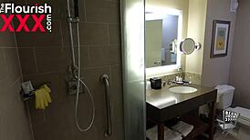 Behind the scenes: Pool boy gets picked up by sugarmama for hot sex! What's next?