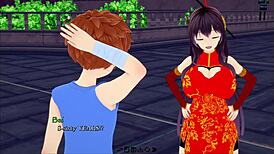 Feeling the heavenly peaks in this new hentai game