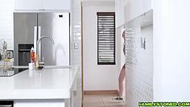 Stepbros large rod suck deep throat by athena rayne