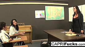 capri, jessica, and arilla fuck wildly