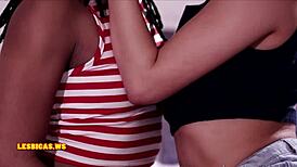 i love this interracial lesbian kiss with ebony teen