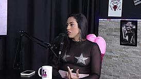 gang bang with thirteen men thrills karen bessa in red lingerie