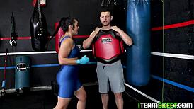 Fit Babe Shows Wrestling Moves