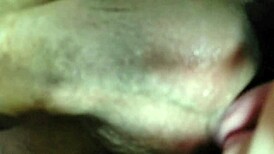 Couple entertains friends at home