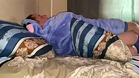 dude, got fucked early morning through a hole in my pajamas by oliver strelly