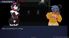 Hentai girl gets wet at rave