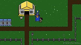 Hentai girl gets wet at rave