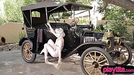 A beautiful blonde actress versus a hot brunette