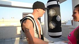 Jose's dick-boxing addiction with cock focus