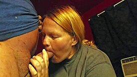 Balls Deep Blowjob into Pregnant Redhead MILF Pussy