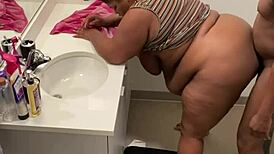 i set up a camera in my bathroom