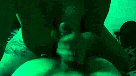 Blonde pawg sucking hubby's cock