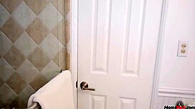 Hot blonde stepmom blows stepson and it's pure fire 🔥