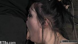 Four gals explore the petite 18+ cage together