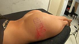 Mirella Montana's Tattoo And Blowjob