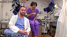 Student Jackie Banes Busted by Doctor Tampa, Blasted with Cum in Florida Hospital Fetish Scene