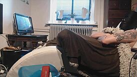 Sissy And A Friend Enjoy Blowjob And Mouth Fun