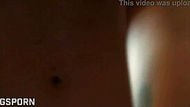 Damn! Watch this amateur couple bang a sexy brunette American girl!