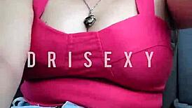 playing with pussy in app driver car dri sexy