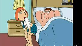 Wah Lois Family Guy ghairah nak kena kongkek anal gila-gila!