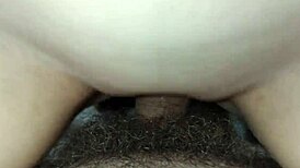 Slut rides monster cock to music