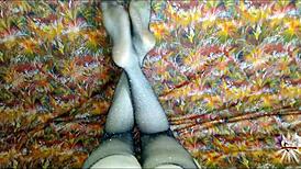 Imagine Me Giving You Footjob With Sexy Legs