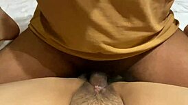 Chubby Thai Amateur Gets Tits Covered in Cum