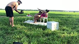 backstage fucking with blonde teen