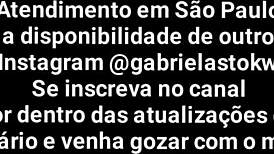 gabriela stokweel delivers a delicious blowjob ending with cum in mouth, brazilian style