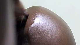 Hey, check out this petite teen bent over in pov anal sex, horny assfucking with monster black cock cumshot