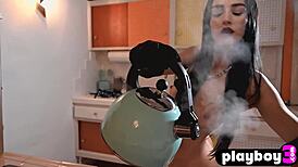 Wow! Big Ass Teen Model Chevelle Poses In Sexy Lingerie, Showing Amazing Curvy Body!