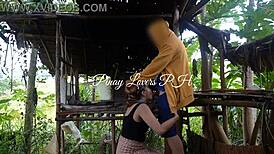 Pinay Scandal Unfolds As I Get Bent Over By A Stranger In An Abandoned House For Hardcore Public Action!