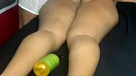 Practicing Sensual Massage On My Step Sister!