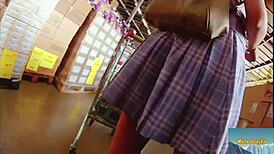 European MILF Shops Without Panties