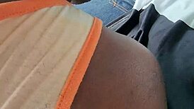 Sucking Sweaty Big Cock in Car on Hot Day with Rimjob