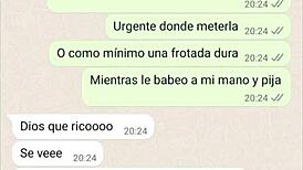 my latina girlfriend is so hot in this homemade web chat, part 2, i can't wait