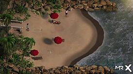 treasureofnadia - mature milf rubs herself wild on the beach e1 5