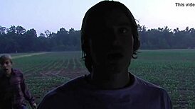 Sexy Nude Blonde Girl Conquers Fear of Clowns