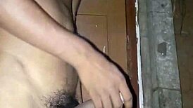 Indian teen boy shows off his monster cock in lockdown selfie.