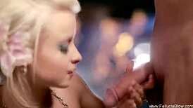 Beautiful Girl Gives Exciting Blowjob And Swallows Cum