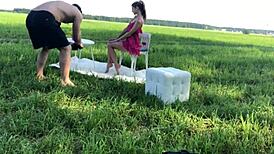 backstage fucking with blonde teen