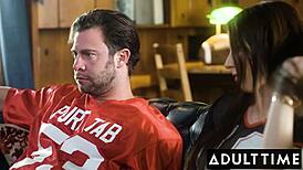 Charly Summer Begs Stepdad For Oozing Creampie