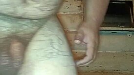 Painted Lips Gay Man Shoves Butter Pack Up His Ass. Russian Intensity Hits Hard!