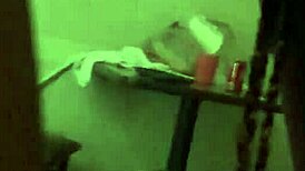 Throatbaby devouring that black cock.