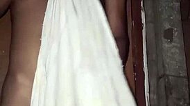 Indian teen boy shows off his monster cock in lockdown selfie.